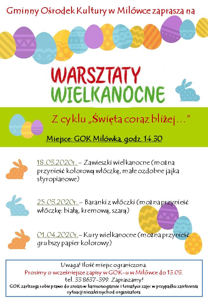 Warsztaty wielkanocne